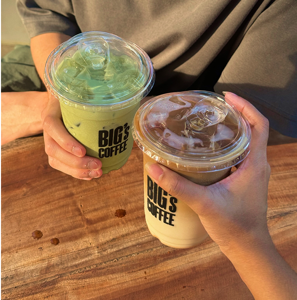 two coffee selections